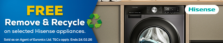 FREE Remove & Recycle on Hisense Appliances