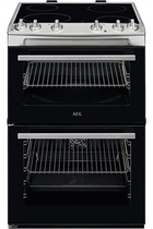 AEG CCX6501ACM 60cm Stainless Steel Double Oven Electric Cooker