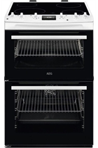 AEG CCX6540ACW 60cm White Double Oven Electric Cooker