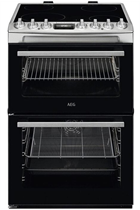 AEG CCX6740ACM 60cm Stainless Steel Double Oven Electric Cooker