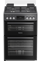 Blomberg GGRN655N 60cm Anthracite Double Oven Electric Cooker