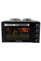 Hamilton Beach HB28HDB Mini Oven With Double Hotplate