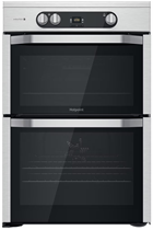 Hotpoint HDM67I9H2CXUK 60cm Stainless Steel Double Oven Electric Cooker