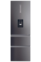 Haier HTW5618EWMP 60cm Dark Inox 60/40 Frost Free Fridge Freezer