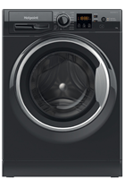 Hotpoint NSWM1046BSUK Black 10kg 1400 Spin Washing Machine