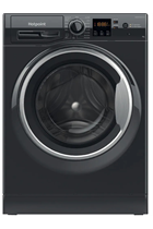 Hotpoint NSWM965CBSUKN Black 9kg 1600 Spin Washing Machine