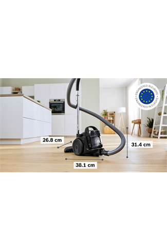 Bosch Serie 2 BGS05BA2GB Black Bagless Cylinder Vacuum Cleaner