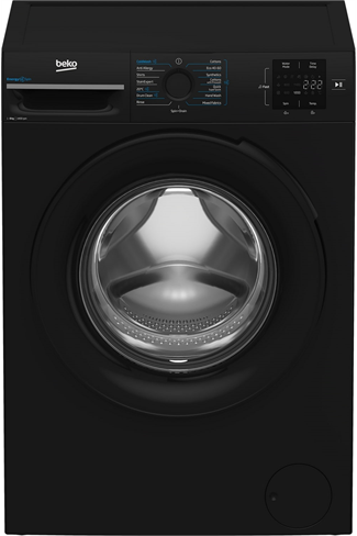 Beko BMN3WT3841B Black 8kg 1400 Spin Washing Machine