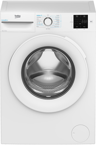 Beko BMN3WT3841W White 8kg 1400 Spin Washing Machine