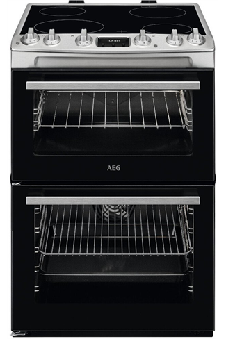 AEG CCX6540ACM 60cm Stainless Steel Double Oven Electric Cooker