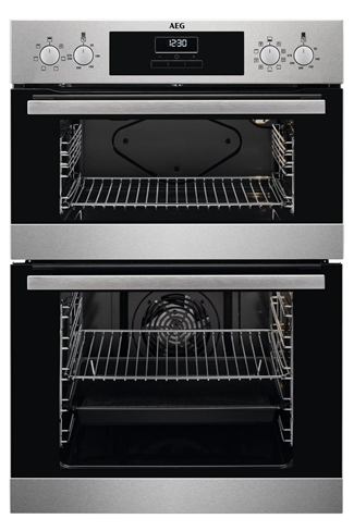 AEG DEX33111EM Stainless Steel Built In Electric Double Oven