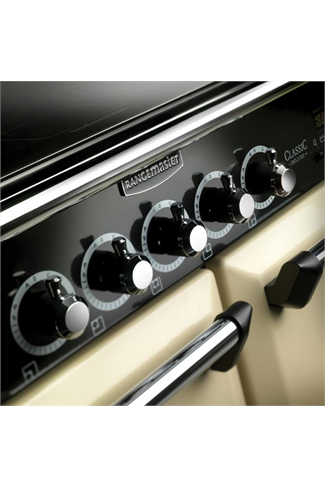 Rangemaster Classic Deluxe CDL90DFFCR/C 90cm Cream Dual Fuel Range Cooker