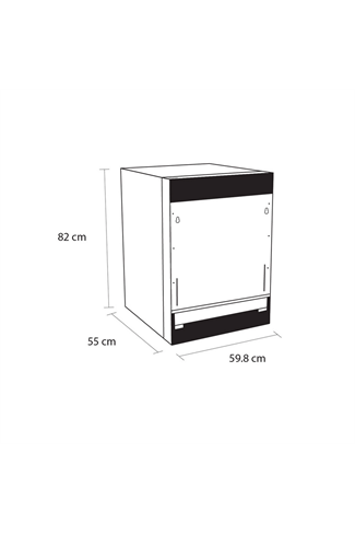 Sensis DWI0113FSDW Integrated 13 Place Settings Dishwasher