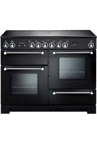 black electric cooker ceramic hob