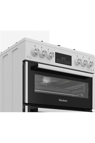 Blomberg GGRN655W 60cm White Double Oven Gas Cooker