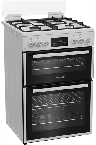 Blomberg GGRN655W 60cm White Double Oven Gas Cooker