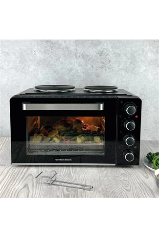 Hamilton Beach HB28HDB Mini Oven With Double Hotplate