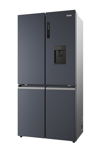 Haier HCR5919EHMB Brushed Black 528L Frost Free American Fridge Freezer