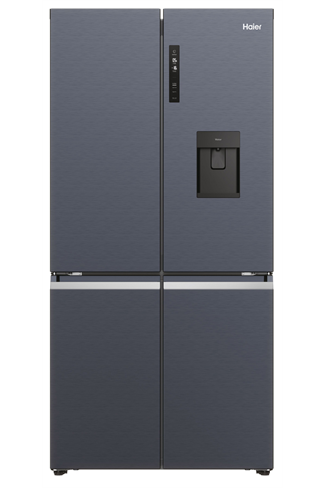 Haier HCR5919EHMB Brushed Black 528L Frost Free American Fridge Freezer