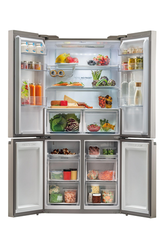 Haier HCR59F19ENMM 643L Platinum Inox American Fridge Freezer