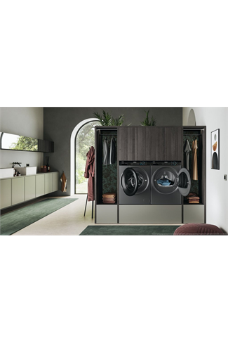 Haier HD80-A2939R Graphite 8kg Heat Pump Tumble Dryer