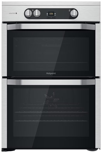 Hotpoint HDM67I9H2CXUK 60cm Stainless Steel Double Oven Electric Cooker