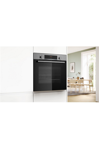 Bosch Series 4 HQA534BS3B Stainless Steel Built-In Electric Single Oven