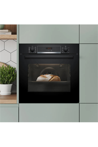 Bosch Series 4 HQA574BB3B Black Built-In Electric Single Oven