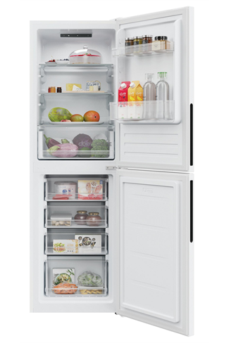 Hoover HVT3CLECKIHW 55cm White Low Frost Fridge Freezer