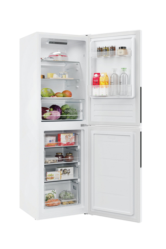 Hoover HVT3CLECKIHW 55cm White Low Frost Fridge Freezer