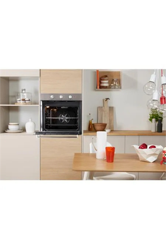 Indesit IFW6330IX Stainless Steel Built-In Electric Single Oven