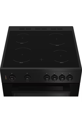 Indesit IT60V9KMBUK 60cm Black Twin Cavity Electric Cooker