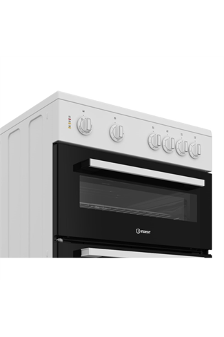 Indesit IT60V9KMWUK 60cm White Twin Cavity Electric Cooker