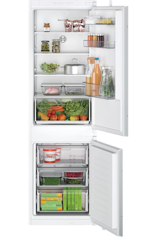 Bosch Series 2 KIN86NSE0G Integrated 54cm White 60/40 Frost Free Fridge Freezer