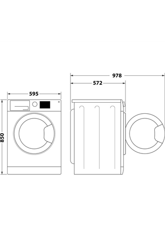 Hotpoint NSWE7469WSUK White 7kg 1400 Spin Washing Machine