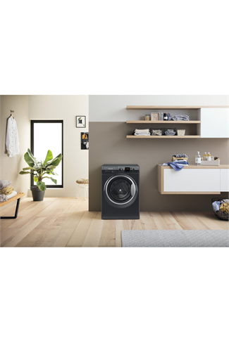 Hotpoint NSWM1046BSUK Black 10kg 1400 Spin Washing Machine