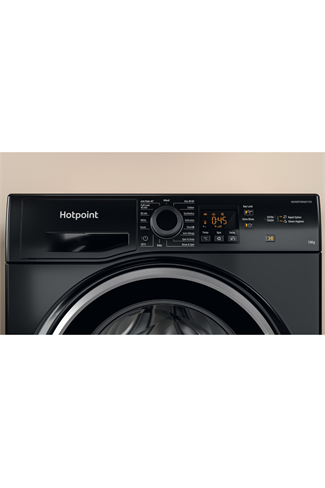 Hotpoint NSWM1046BSUK Black 10kg 1400 Spin Washing Machine