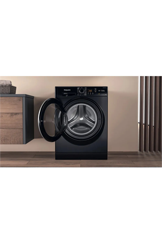 Hotpoint NSWM965CBSUKN Black 9kg 1600 Spin Washing Machine