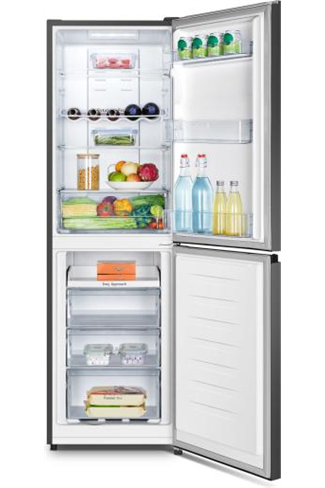 Hisense RB327N4BBE 55cm Black Steel 50/50 Total No Frost Fridge Freezer