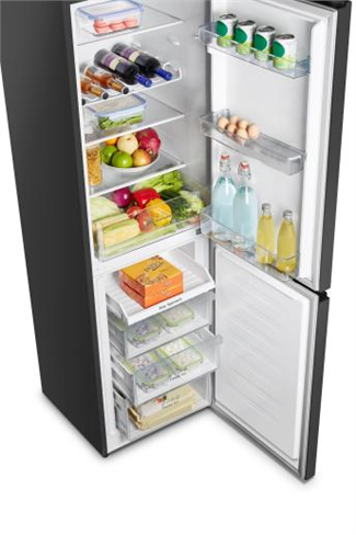 Hisense RB327N4BBE 55cm Black Steel 50/50 Total No Frost Fridge Freezer