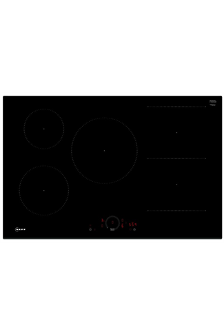 NEFF N70 T58FHW1L0 80cm Black Built-In Induction Hob