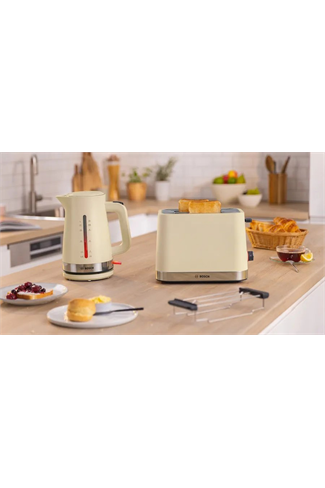 Bosch TAT4M227GB Cream 2 Slice Toaster