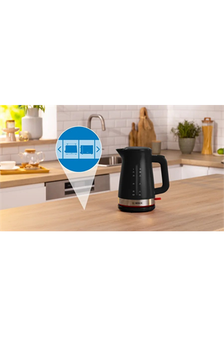 Bosch TWK4M223GB Black 1.7L Jug Kettle