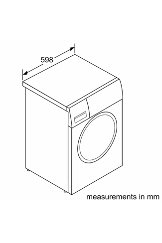 Bosch Series 2 WGE03408GB White 8kg 1400 Spin Washing Machine