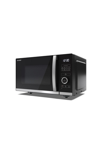 The Sharp YC-QS254AU-B Black 900W 25L Microwave Oven 