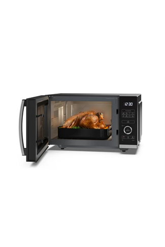 The Sharp YC-QS254AU-B Black 900W 25L Microwave Oven 