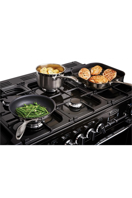 rangemaster professional deluxe 90cm dual fuel range cooker